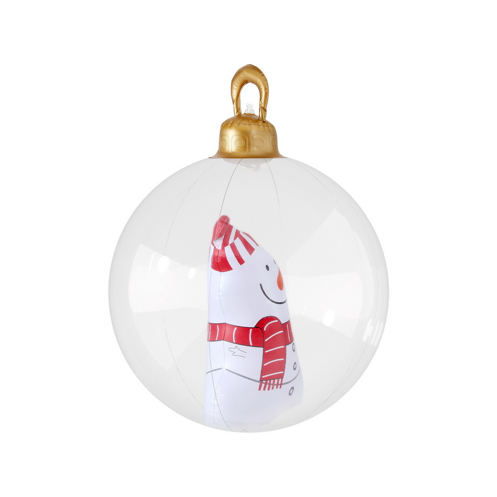 Jingle Jollys Christmas Inflatable Ball 60cm Snowman Decoration Giant Bauble โ image 3