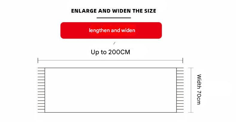 Luxury Cashmere Blend Scarf, Large 200x70cm Fringed Scarf (Ivory) โ image 6