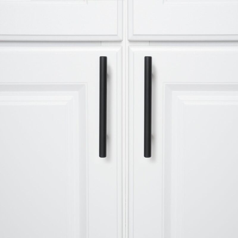 10 Pack Black Stainless Steel T Bar Cabinet Handle, 160 mm — image 3