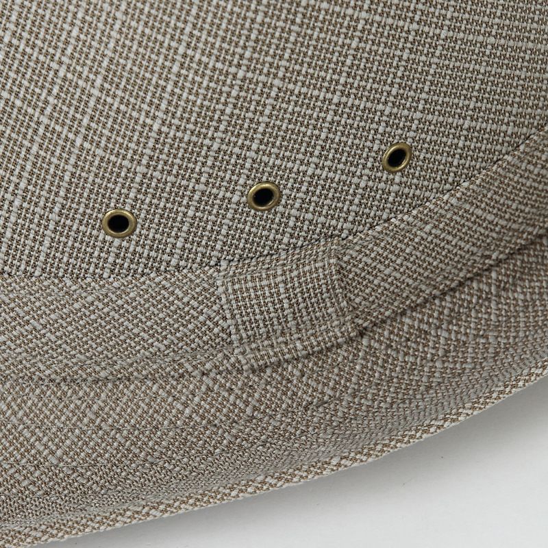 Men's Linen Top Hat Summer Dome Curled Brim Hong Kong and Macao hemp Black 60# โ image 6