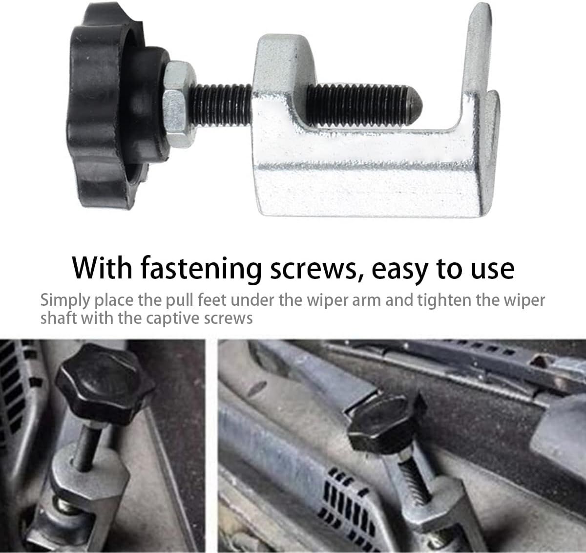 Car Windshield Wiper Arm Puller, Car Windscreen Wiper Arm Removal Tool, Lightweight Arm Bearing Remover Puller Repair Tool Kit — image 3