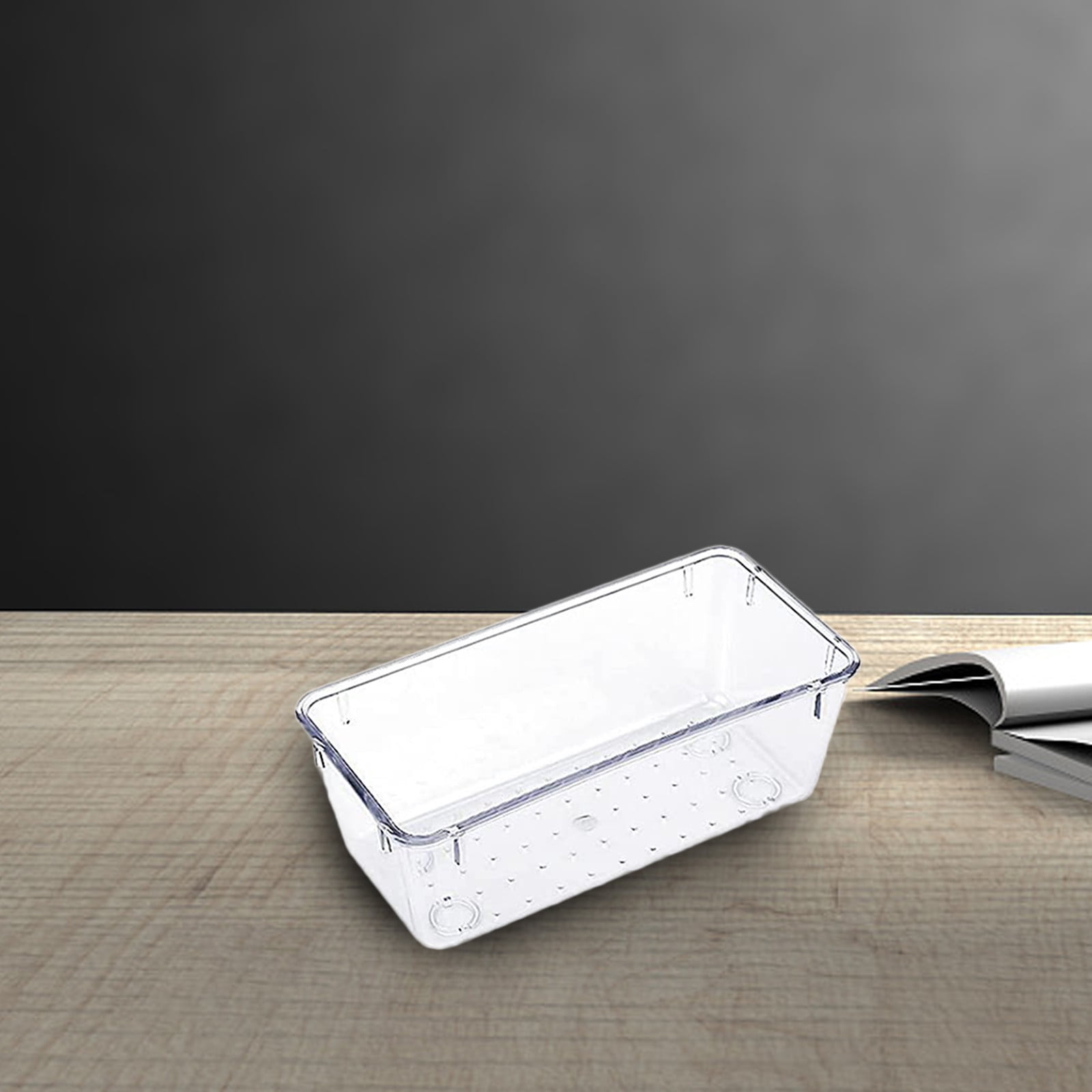 Rectangular Empty torage Box, Plastic Pencil Case, Clear Storage Container for Pencil,Crayon,Sticker,Cosmetics, 1 Pcs, 5.24x2.44x0.98 9.05" x 2.75" x 1.96" Hot โ image 3