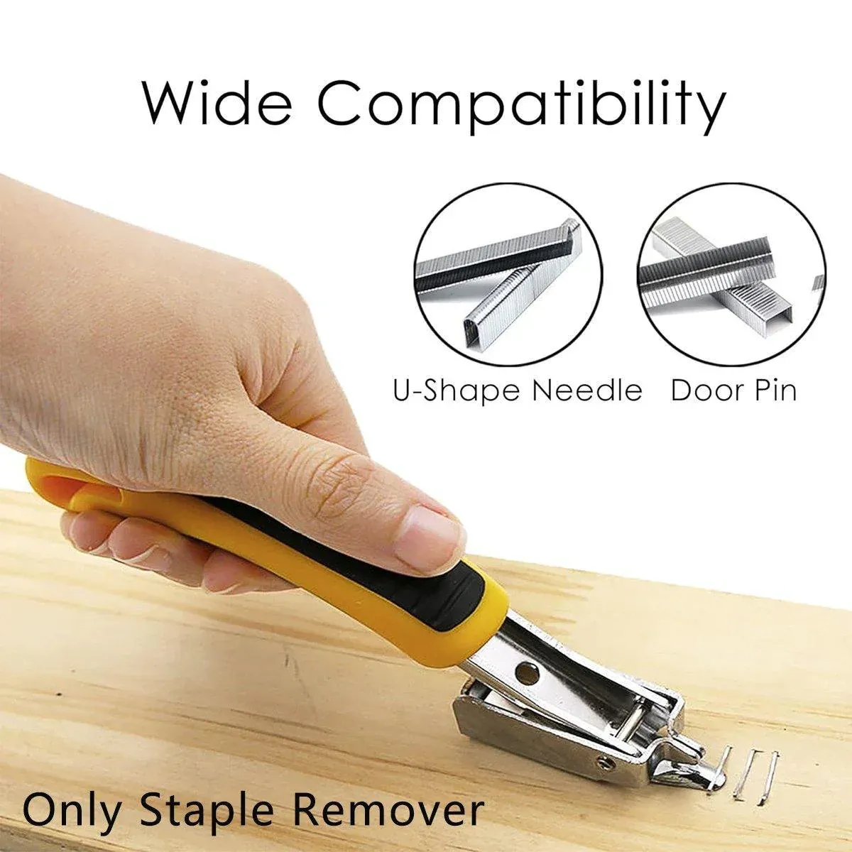 Easy Nail Puller Ergonomic Design for Quick Nail Removal Efficient Hand Tool - Yellow — image 6