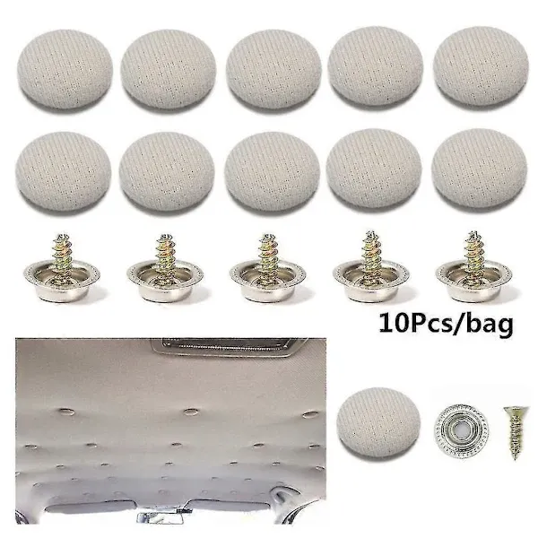 Durable High Quality Replacement Car Headlining Buckles Fastener Clips Auto Fixing Repair Buttons, Made of Steel โ image 4