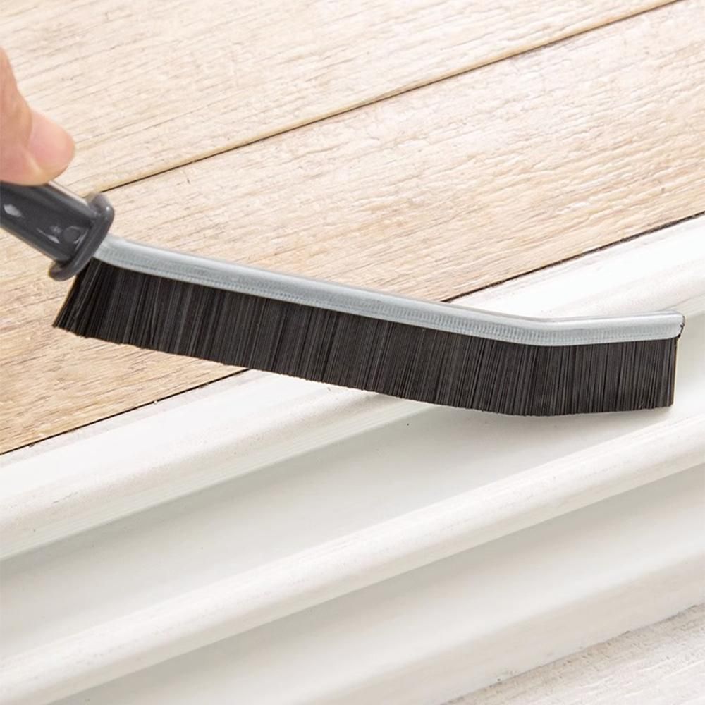 4Pcs Gap Cleaning Brush Crevice Cleaning Tool Multifunctional Brushes for Household Shutter Door Window Track -Black — image 4