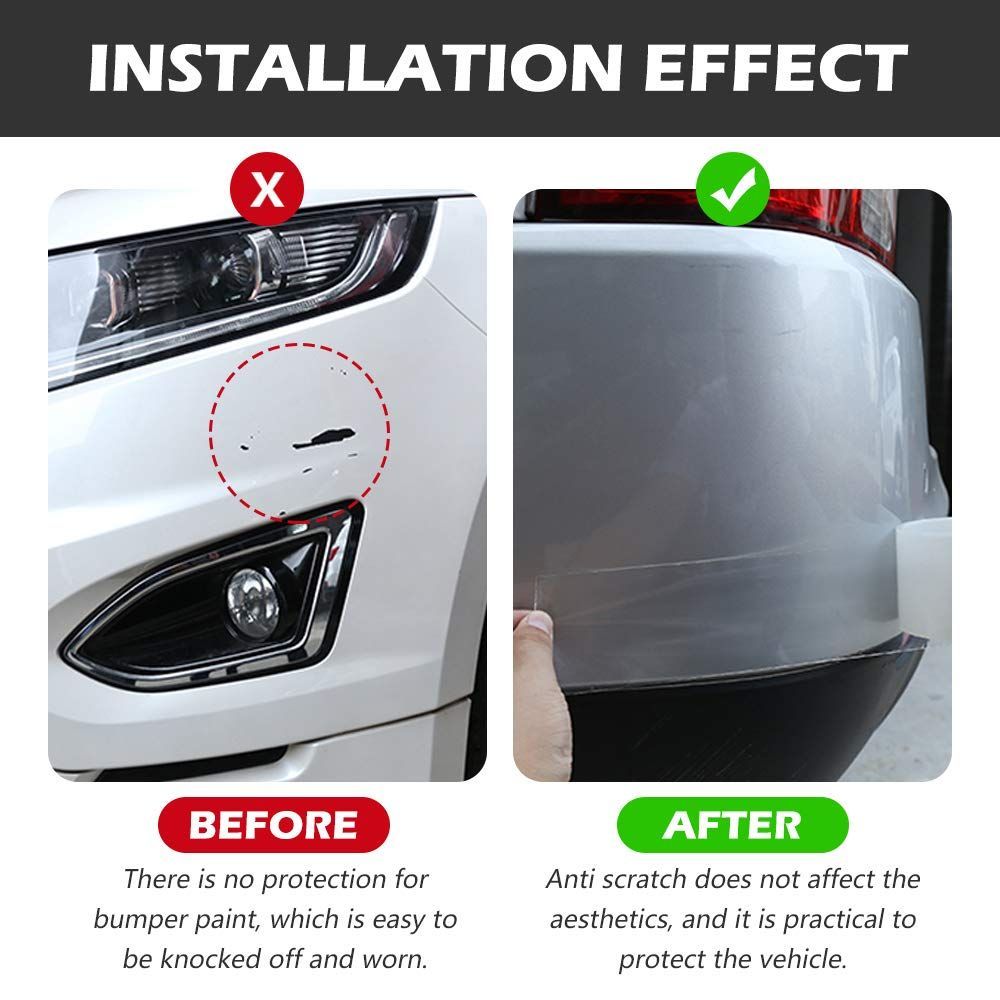 4In x 33Ft Universal Car Door Edge Protector, Clear Sill Guard Film with Anti-Collision Protection for Most Vehicles - Clear - Size 4In x 33Ft — image 3
