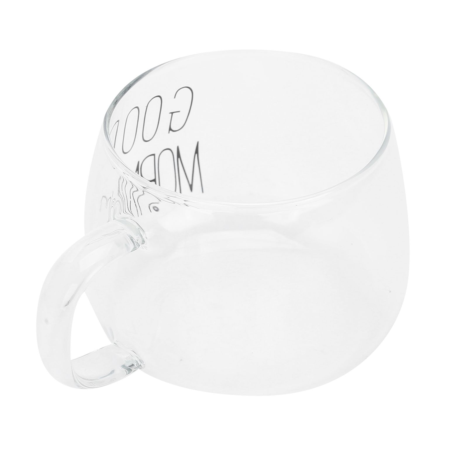 Coffee Cup Transparent Borosilicate Glass Mug with Handle for Milk Tea Cocktail BeverageBlack Label β image 6