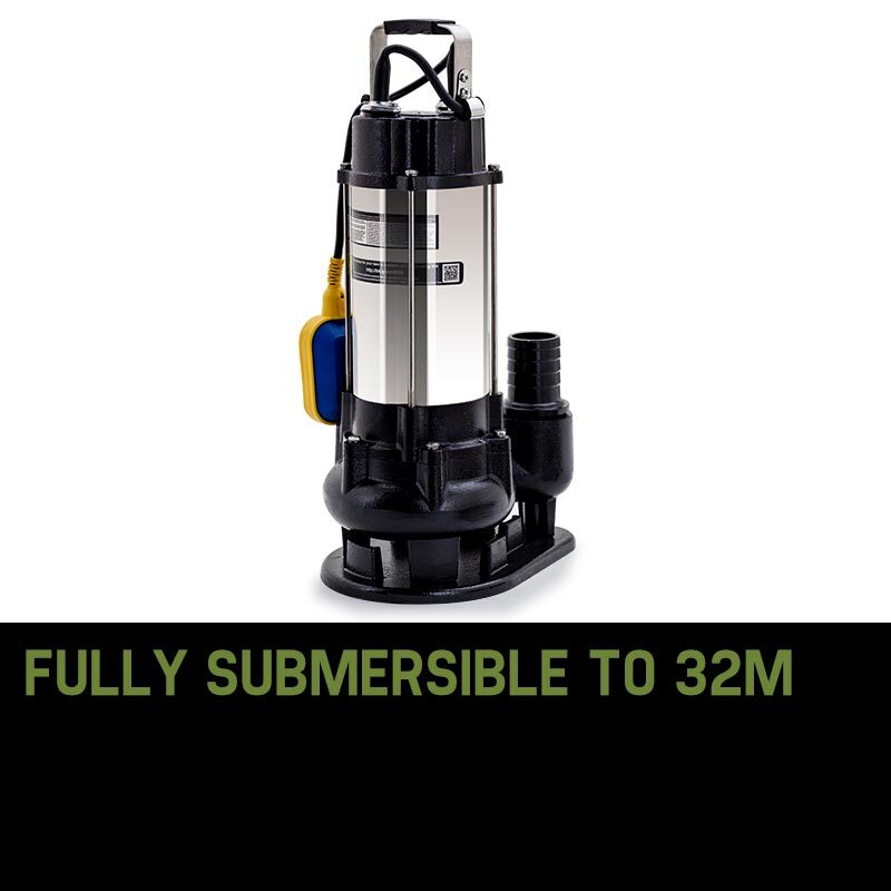 PROTEGE 2250W Submersible Dirty Water Pump Sewage Bore Septic Tank Well Sewerage — image 3