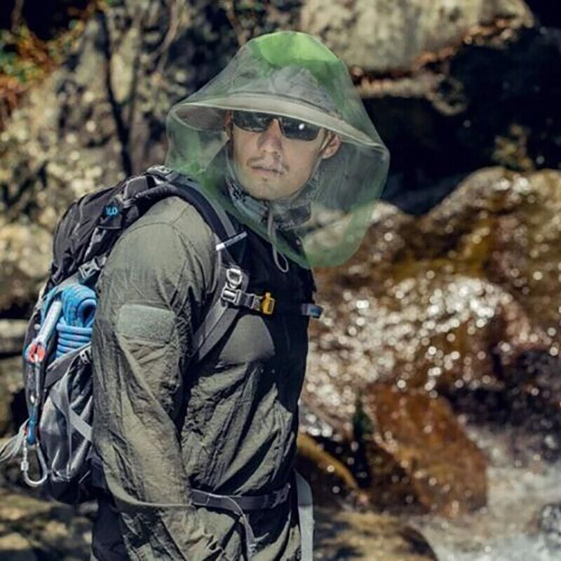 Outdoor Mosquito Head Net Fly Insect Bug Protector for Camping Hiking Fishing — image 4