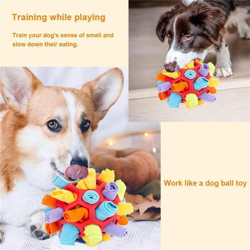 Snuffle Ball Dog Toy for Treat Dispensing and Nose Work Training Soft Washable Feeder β image 6