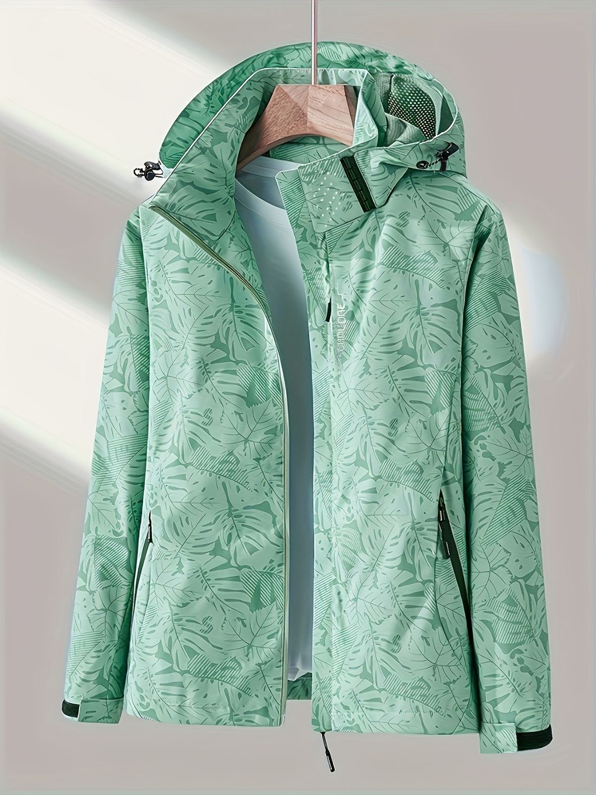 Plus Size Women'S Jacket Spring Autumn Outdoor Coat Detachable Hood Jacket - Purple - Size XL(AU XL/EU52) โ image 4