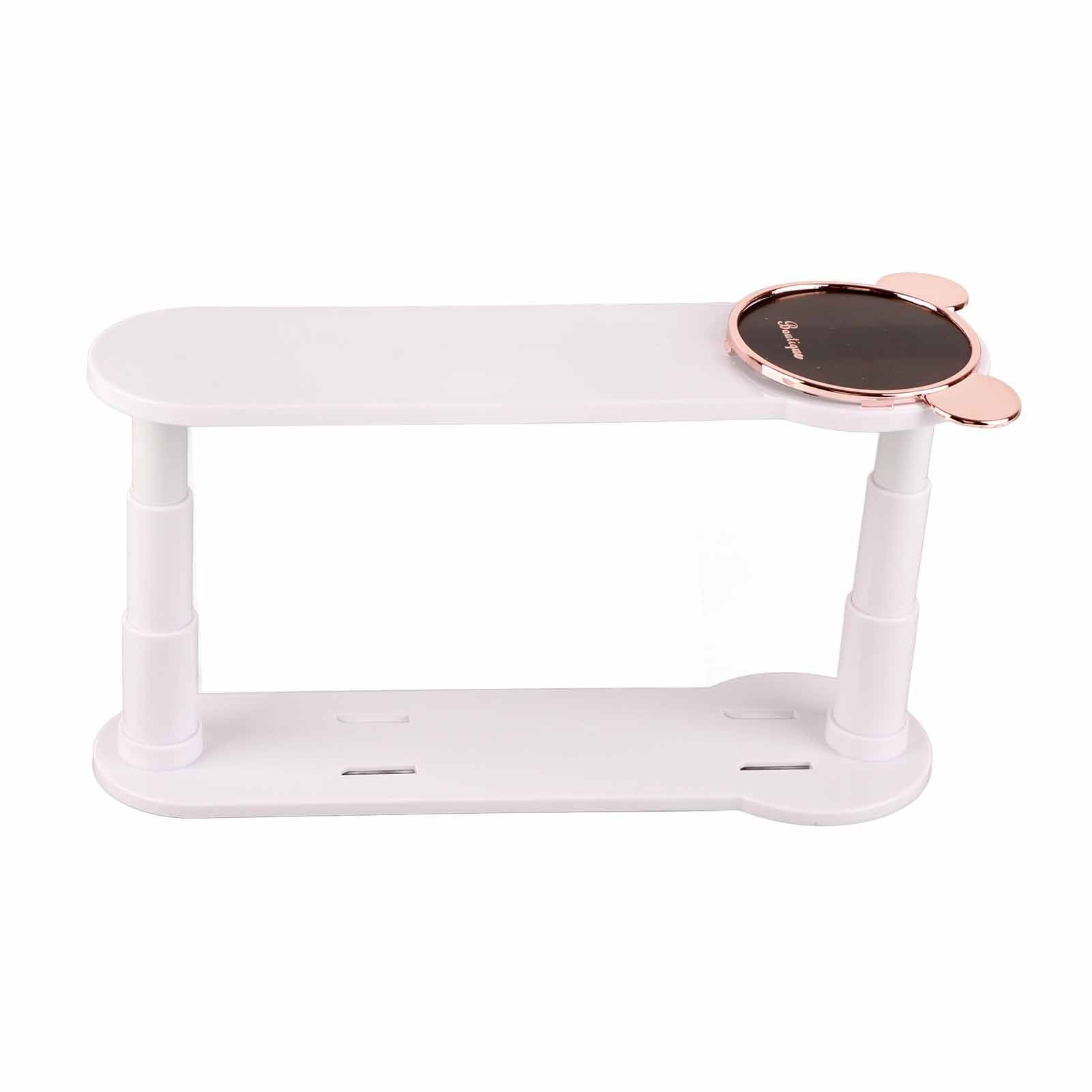 Clothes Hanger Storage Rack Multifunctional Punch Free Hanger Hook Home Balcony Clip Hanger Collector White — image 4