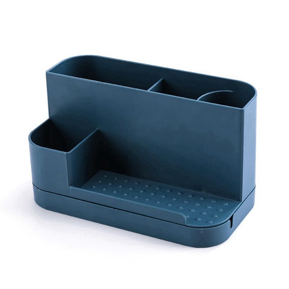Makeup Organizer Cosmetic Storage Box Organizer Desktop Multifunctional Desktop Organizer Box Rotatable Finishing Container — image 4