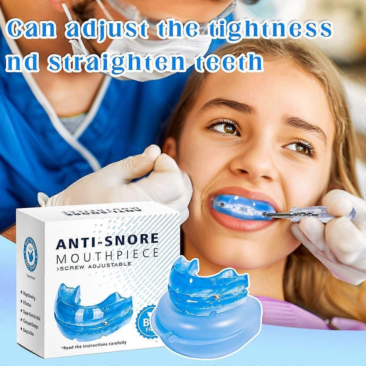 Adjustable Anti-Snoring Mouthpiece - Reduces Snoring, Food-Grade Silicone โ image 3