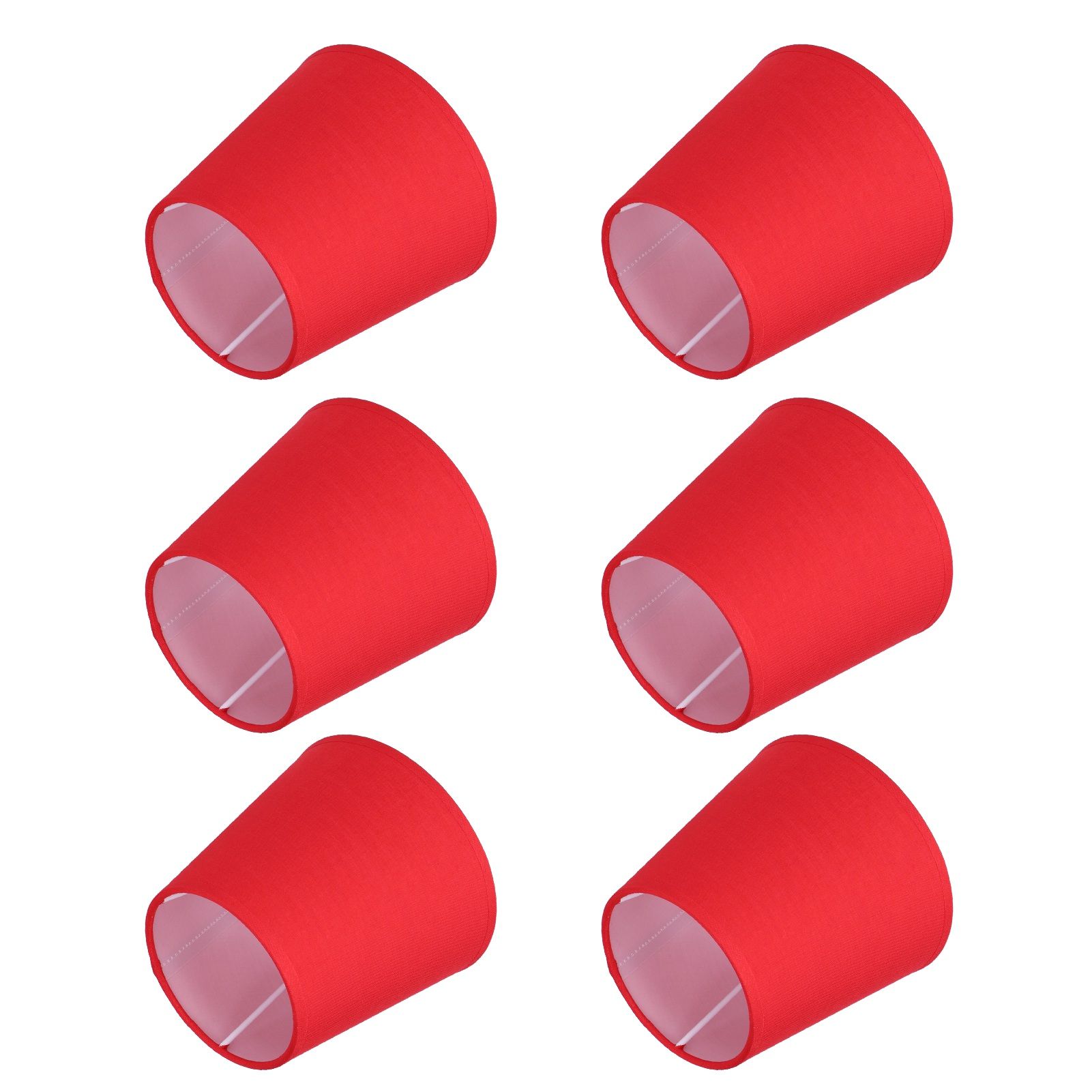 6Pcs Lampshade Modern Simple Cloth Art Inner Film Pendant Wall Light Shade Cover for Lamps E14 — image 6