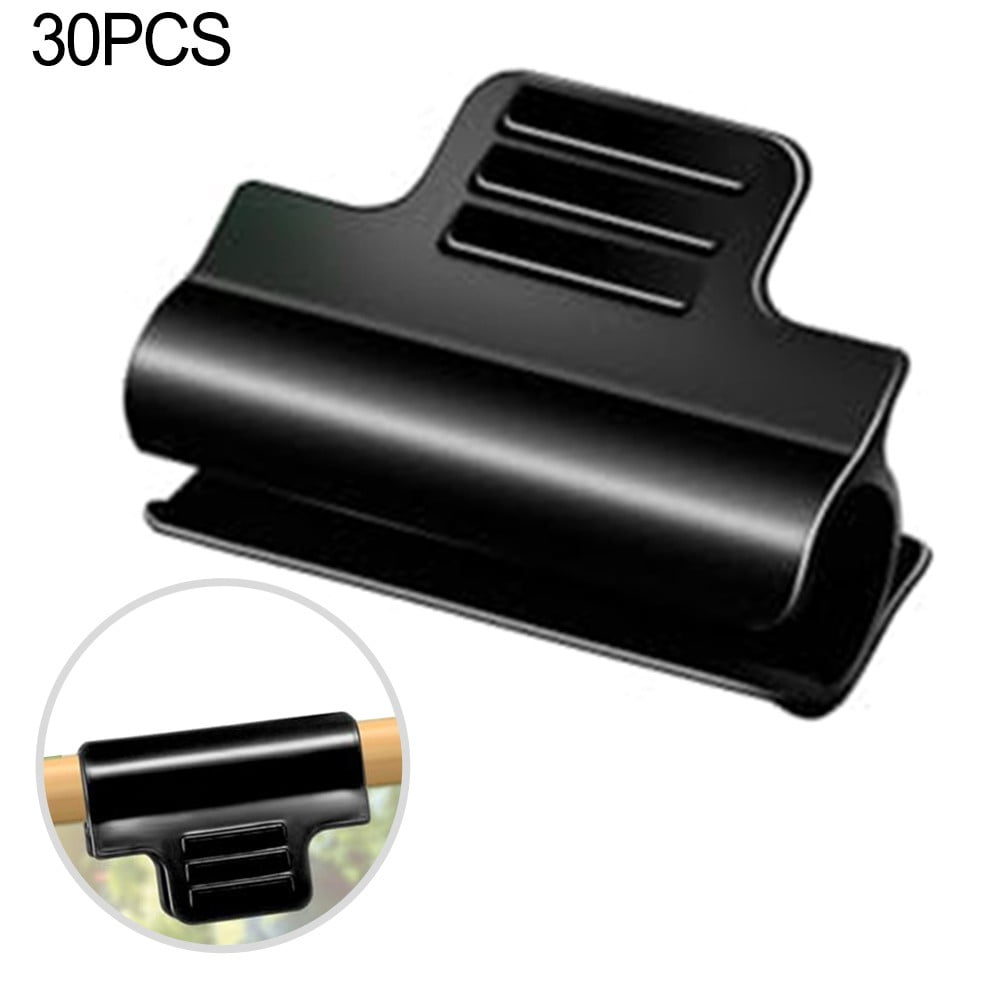30pcs Greenhouse Pipe Clamps Garden Hoop Raised Bed Plant Clip Row Cover Support Smile Home — image 4