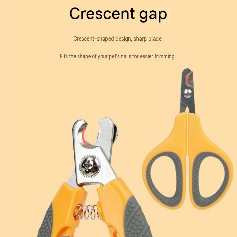 Pet Nail Clippers for Cats and Dogs - Stainless Steel Blade with Safety Guard, Non-Slip ABS TPR Handle, Auto-Return Spring Design for Easy Home โ image 6