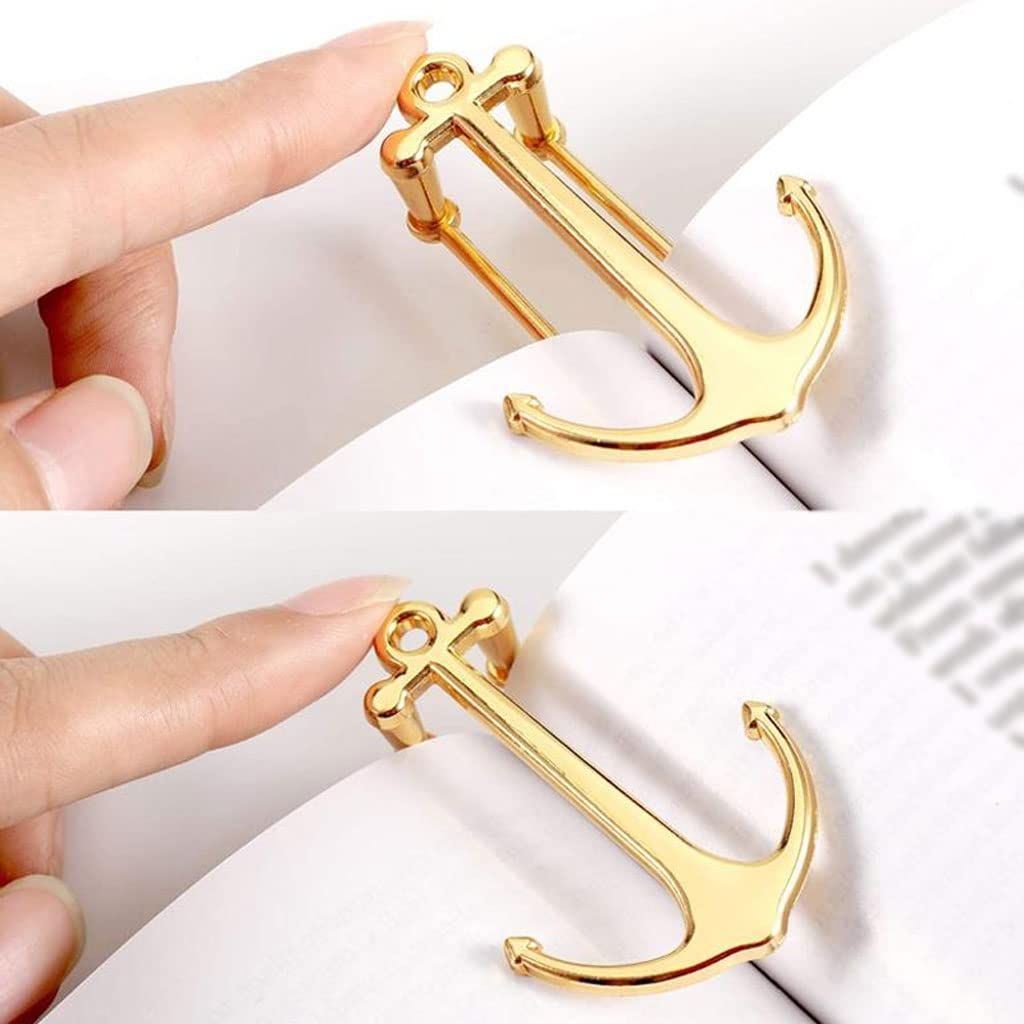 2pcs,Creative Bookmarks Creative Bookmark Metal Page Holder for Students Teachers Graduation Gifts School Office Supplies — image 4