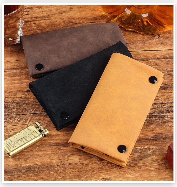 Matte Leather Storage Bag Black — image 4