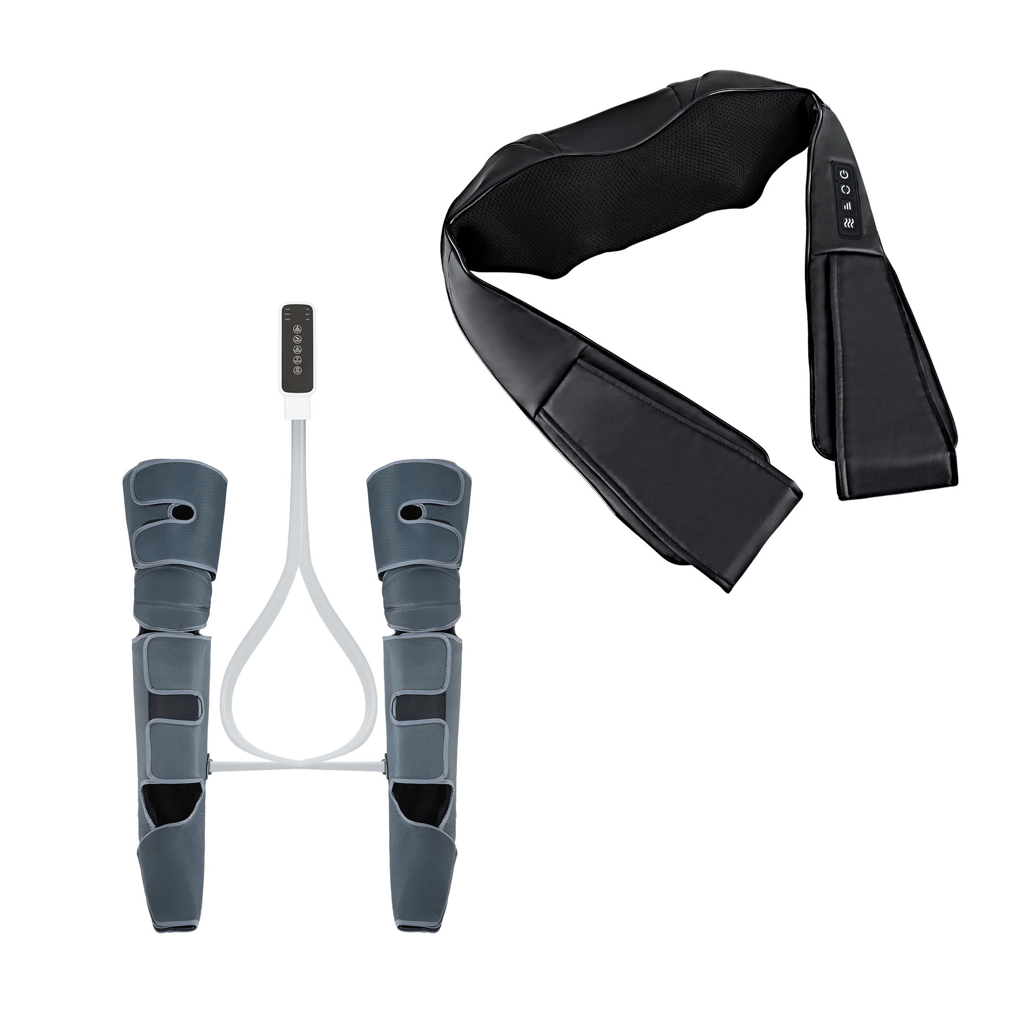 Livemor Electric Leg Foot Massager Air Wrap With Shiatsu Neck Massager Heating โ image 4