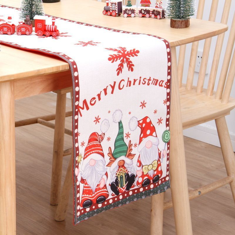 2Pcs Christmas Printed Table Runner 011 — image 2