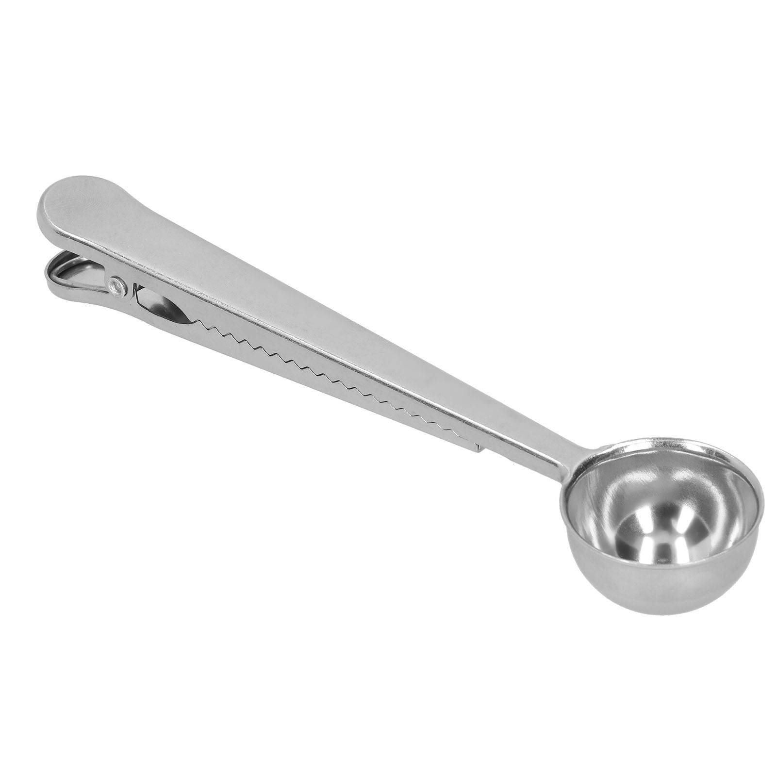 Stainless Steel Scoop Measuring Spoon with Sealing Clip for Tea Coffee Milk Powder — image 6