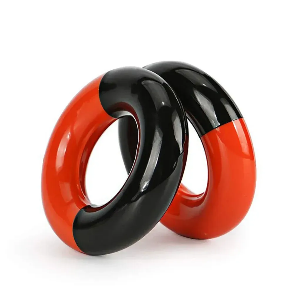 2PCS Golf Swing Trainer Weight Power Swing Ring for Golf Clubs Training Aid - 2pcs Two-Tone β image 2