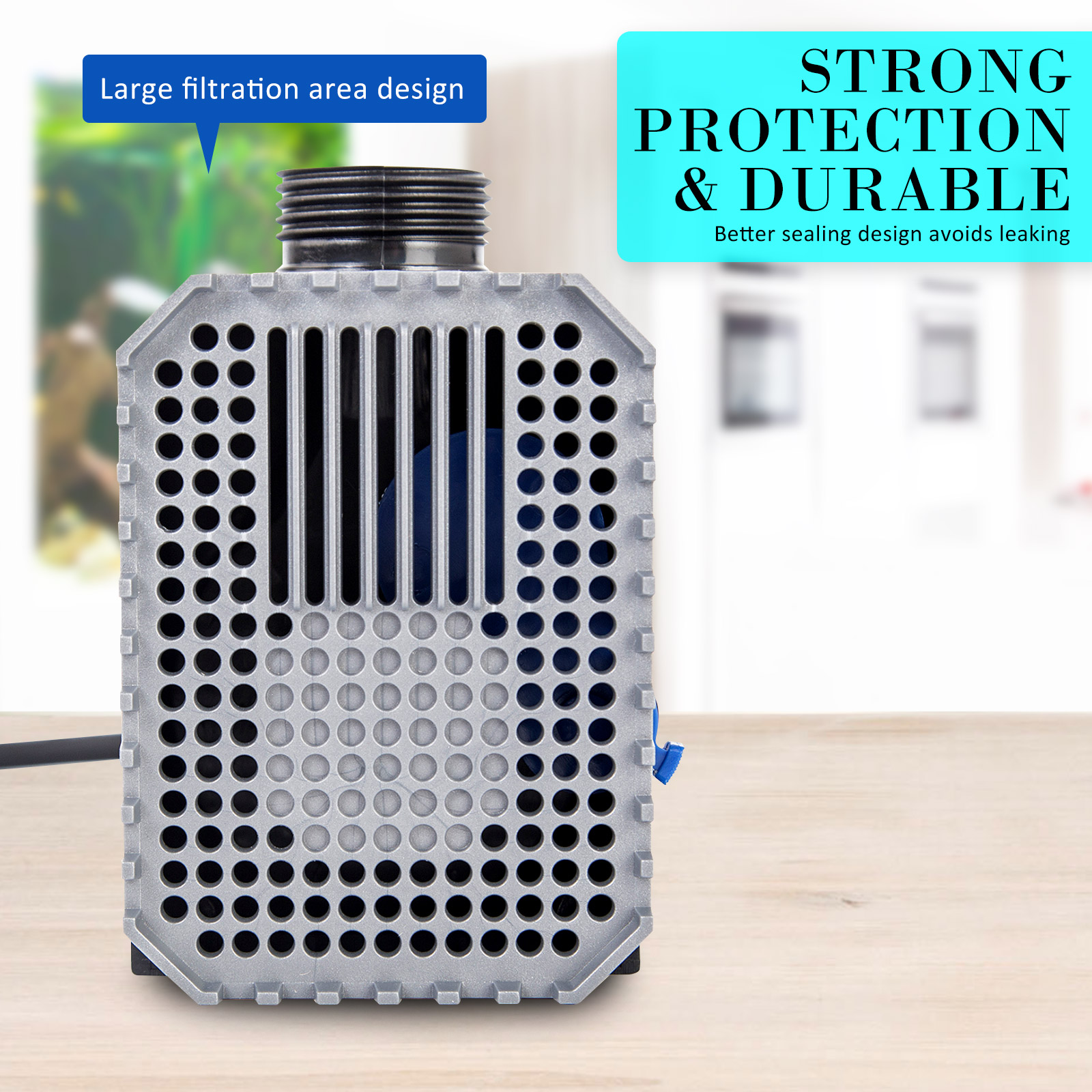 Aquarium Submersible Pond Water Pump 2500L/H 45W 2.7m — image 4