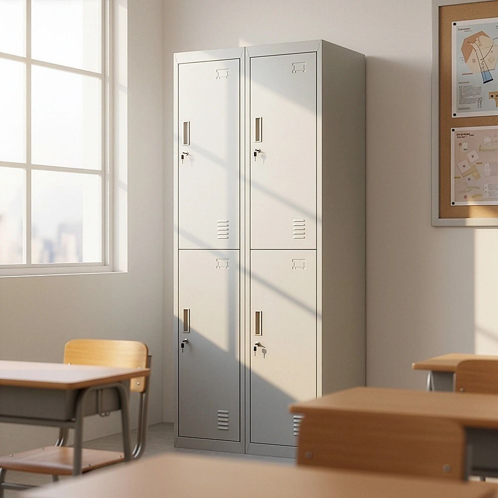 Four-Door Office Gym Shed Storage Locker — image 2