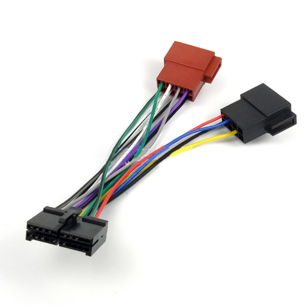 1 Piece Car Radio 20‑Pin ISO Split Female Wiring Harness, CD Audio Connector Cable, Aftermarket Stereo Replacement Part — image 4