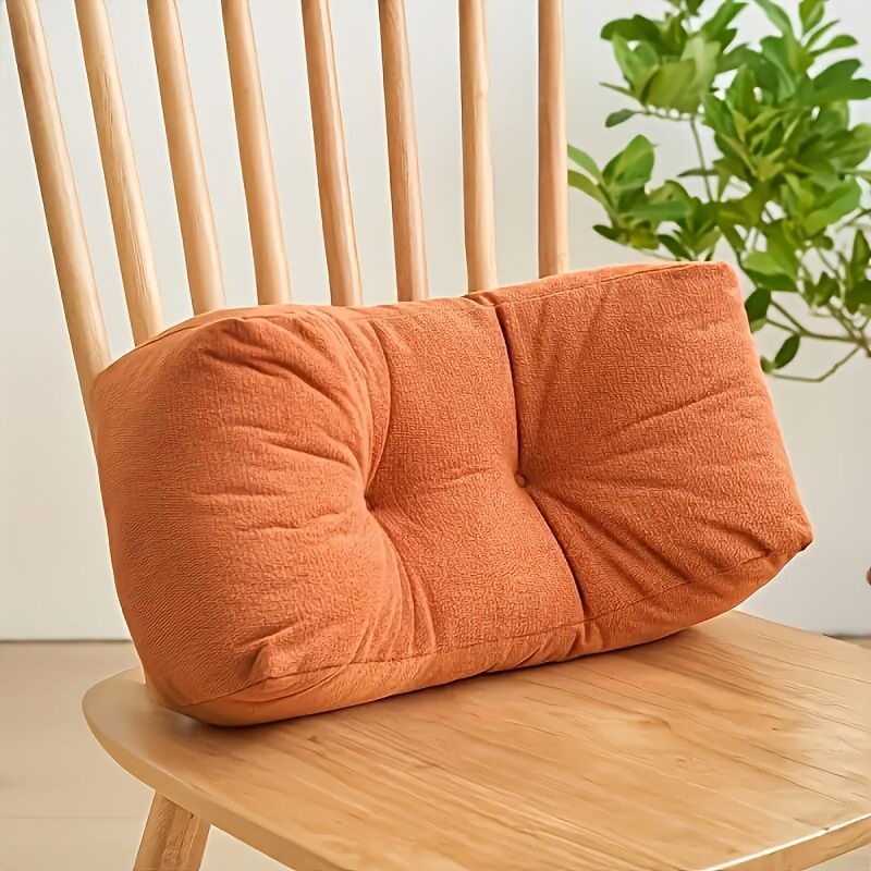 haze blue**Cloud-Touch Chenille Multi-Function Lumbar Pillow: Supports Long-Hour Sitting, Removable & Washable Design, Gently Releases Pressure Every Day Like โ image 4