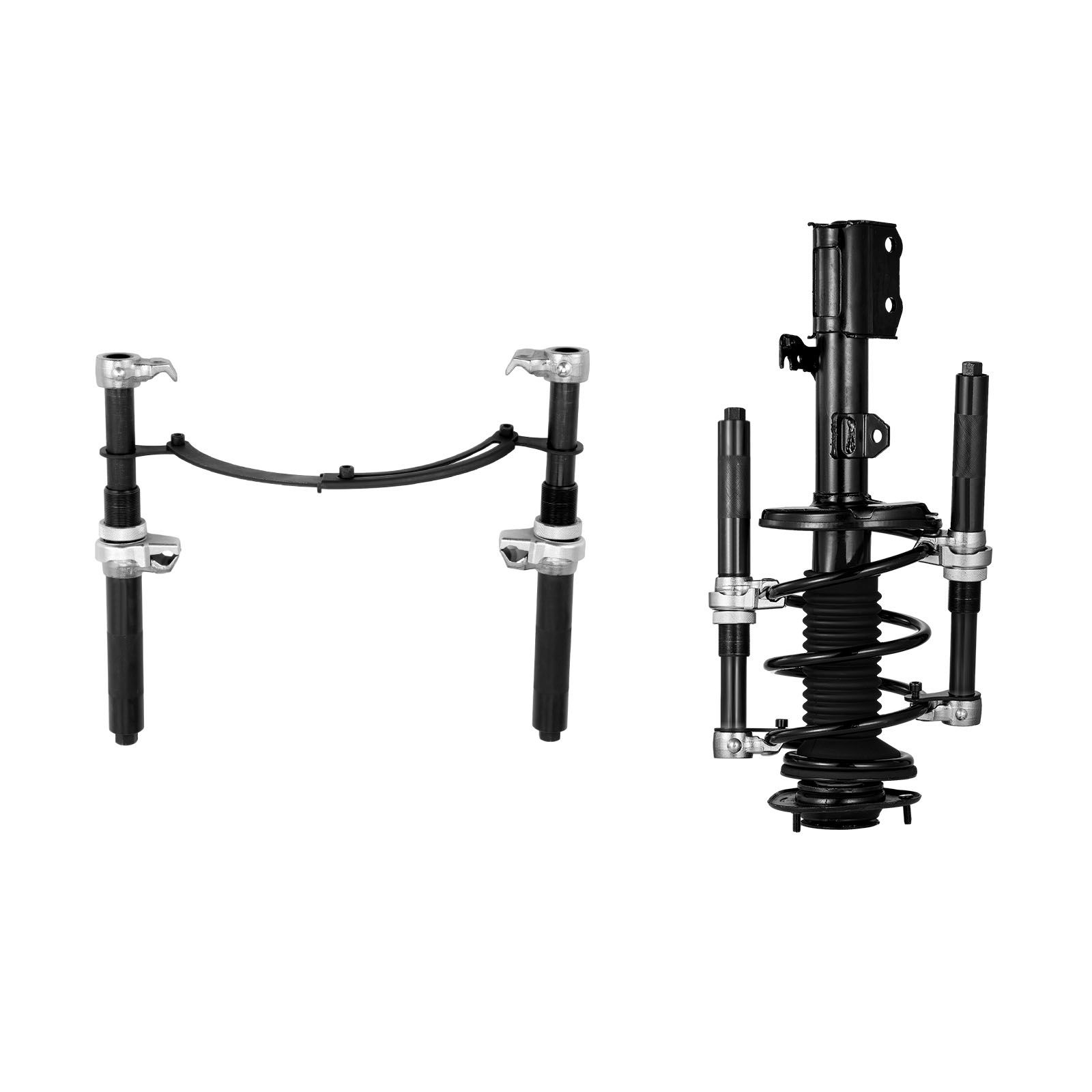 Coil Spring Compressor Tool, 2 pcs Heavy Duty Macpherson Strut Spring Compressor Set, 2646 lbs Strut Spring Compressor with Safety Bracket and Carrying Case