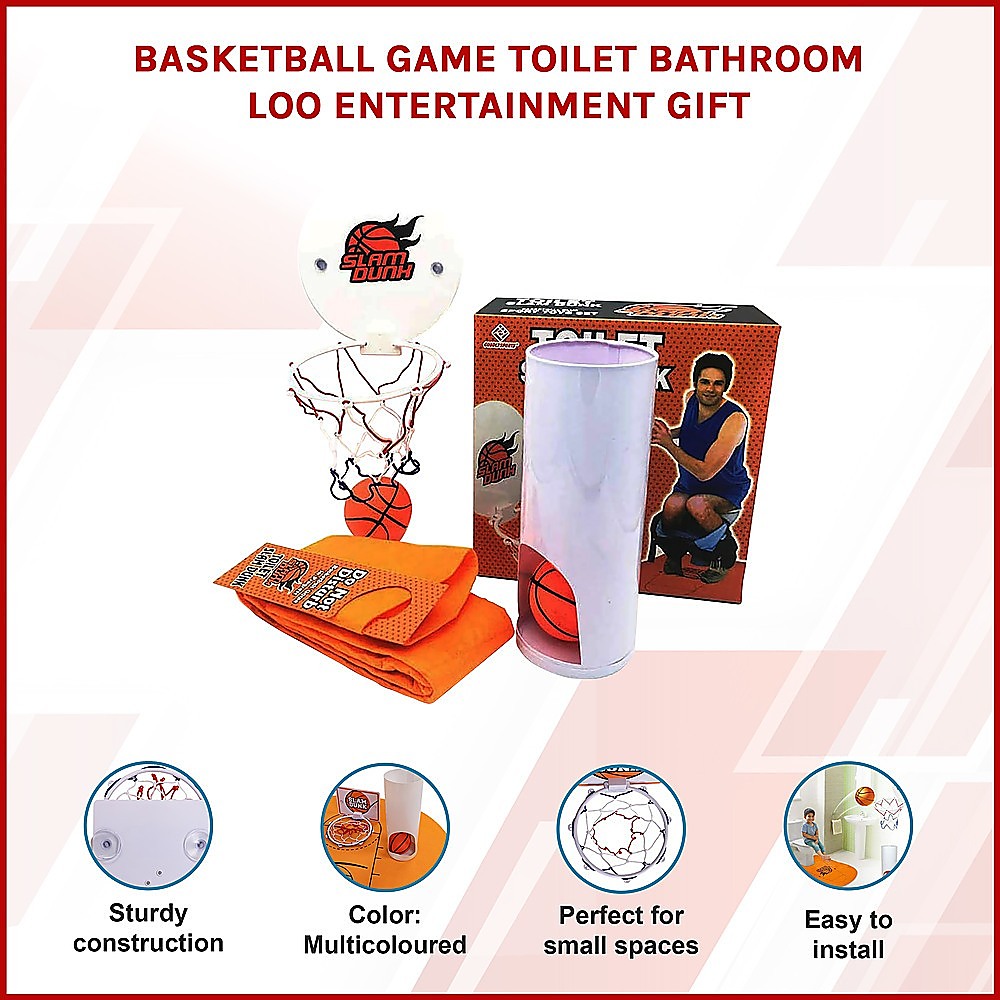 Basketball Game Toilet Bathroom Loo Entertainment Gift โ image 3