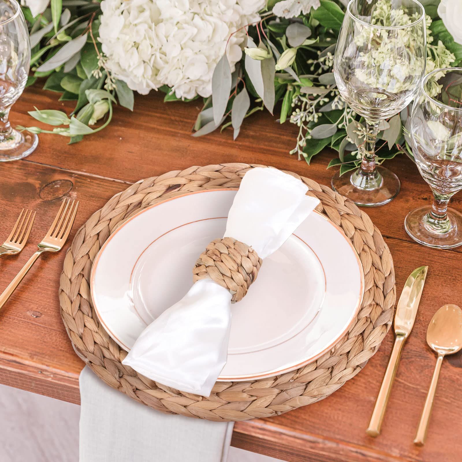 Hand-Woven Napkin Rings for Table Decor — image 5