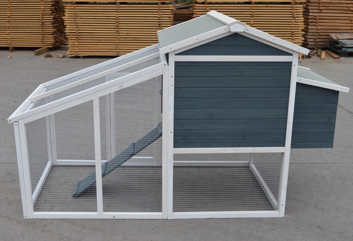 YES4PETS Large Chicken Coop Rabbit Guinea Pig Hutch Ferret House Chook Hen House Run — image 3