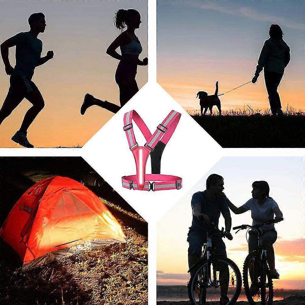 LED Reflective Vest, High Visibility Light Up security Gear for Night Running & Cycling — image 5