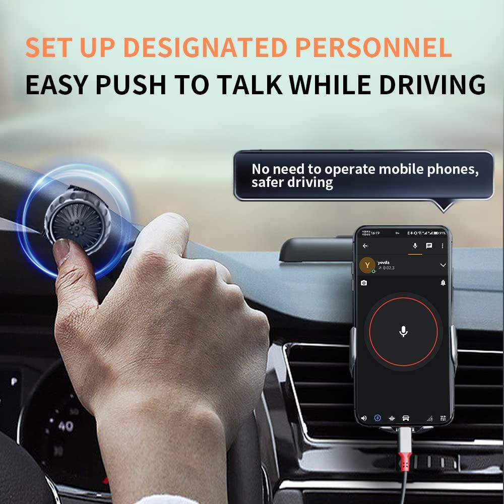 Walkie Talkie Wireless Remote Button Wireless Bluetooth-Compatible Hands-Free Walkie Talkie Button Super Mini Bluetooth — image 2