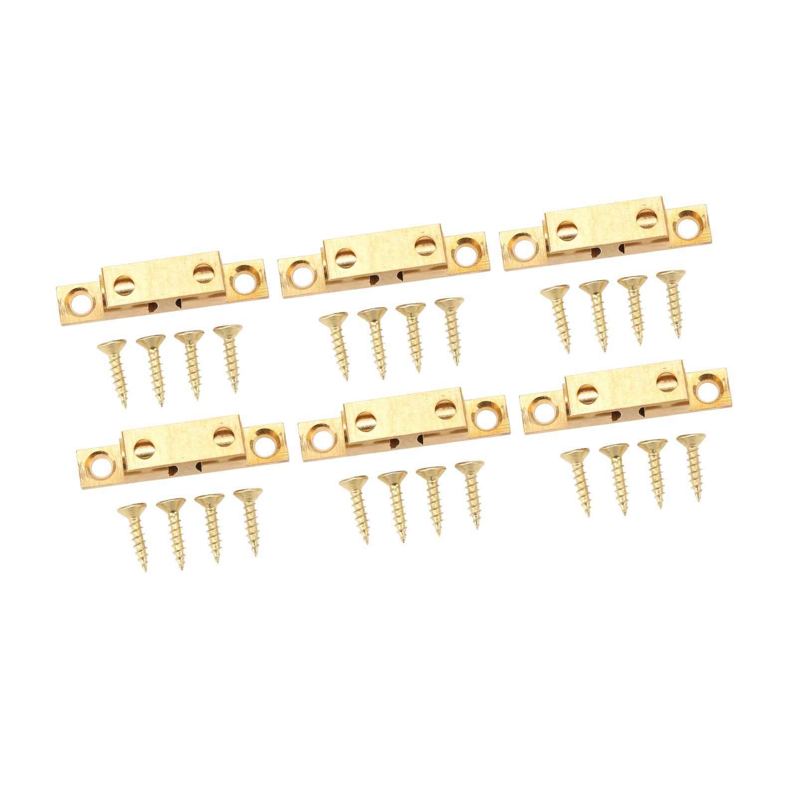 6 Set Cabinet Door Catch Brass Cabinet Door Closet Ball Tension Catch Latch with Gold Screw for Most Cabinets 50mm / 2in โ image 5