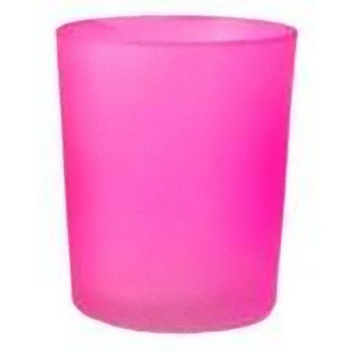10 Pack Pink Frosted Glass Votive Tealight Candle Holders House Party Centerpiece Xmas Wedding Decor Glass Candlestick Party Decorations Bridal Valentines