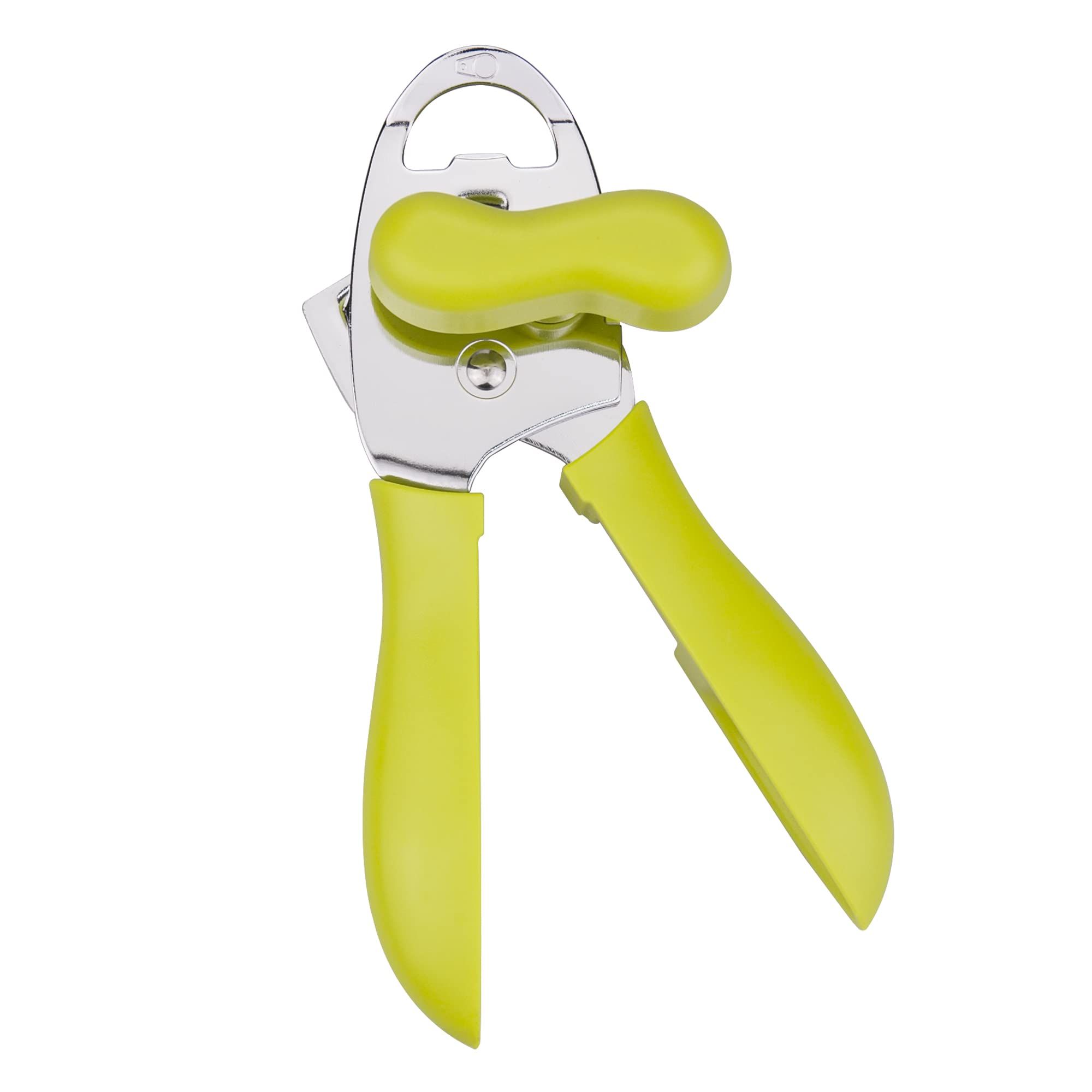 4-in-1 Stainless Steel Can Opener, Hand-Held Can Opener, Multifunctional, Sharp Blade, Labor-saving Handle, Easy To Grasp Green โ image 2