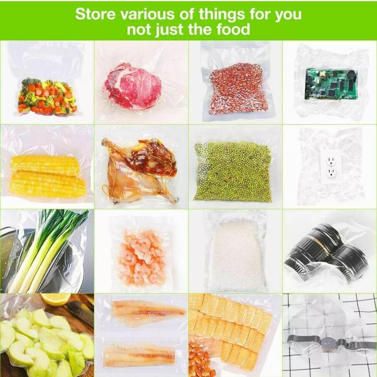 1-10x Commercial Heat-Resistant Vacuum Sealer Rolls for Food Storage - 2 Rolls (22cm x 5m) — image 4
