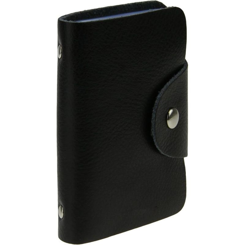 Fashion Soft Credit Business ID Card Holder Case Purse Pocket Wallet Pouch Organizer 24 Slots(black) — image 4