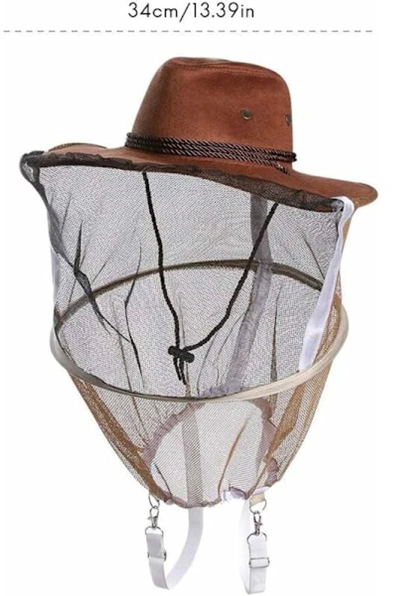 Biodlar hat with Slöja – Poly-bomull, myggmask, outdoor/fiske — image 4
