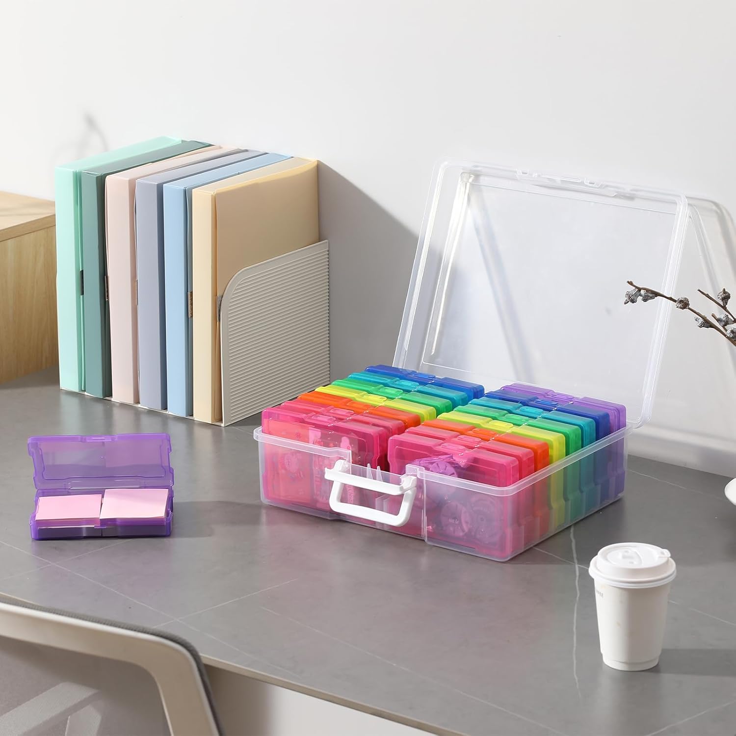 Photo Album Organizer 4 × 6 Inch Colourful Photo Storage Set — image 6