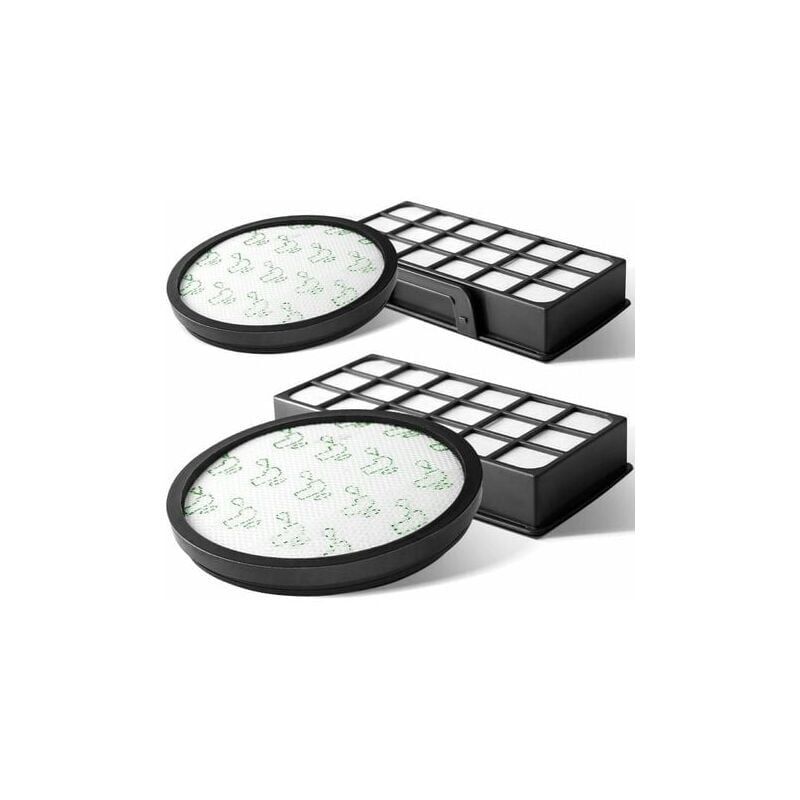2 Pack Replacement Filters Compatible with Rowenta X Trem Power Cyclonic Vacuum Cleaner ZR006001 RO69xx RO72xx