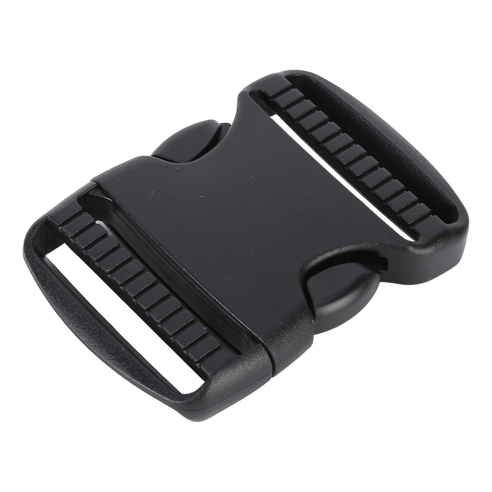 5Pcs Quick Release Buckle Plastic Dual Adjustable Strap Buckles Replacement DIY Craft for Backpack BlackFor 50mm Width Strap โ image 2