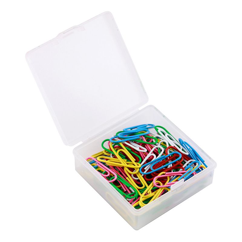 Assorted Color Paperclips for Office Premium Clips for Paperwork Paper Clips Small Paperclip Rustproof Paperclips Great (200pcs)