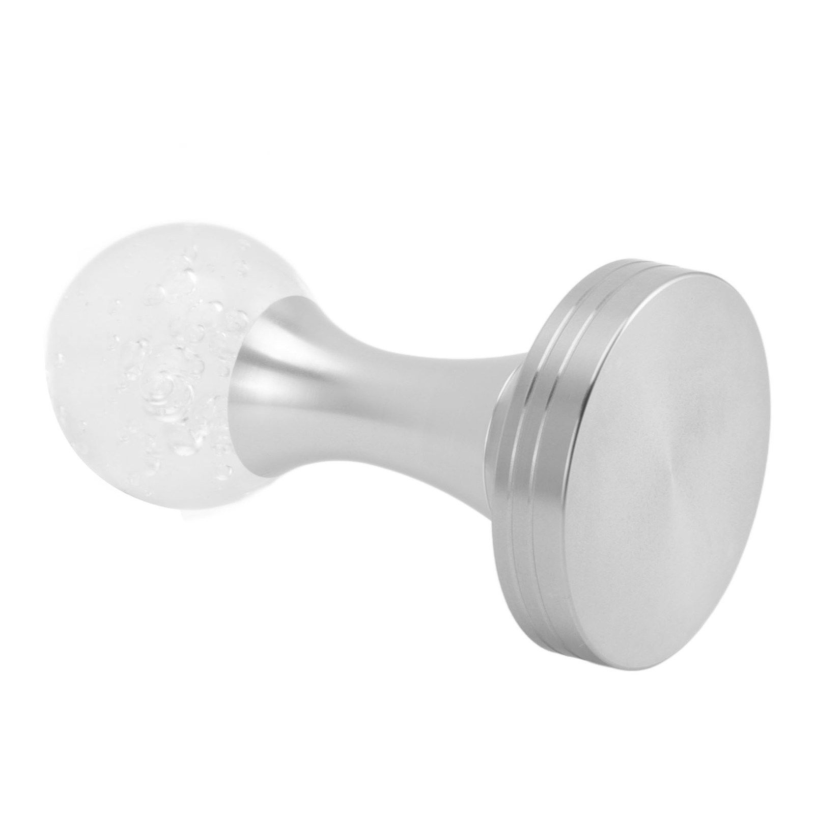 Crystal Ball Coffee Powder Tamper Stainless Steel Base Coffee Press Hammer for Kitchen Cafe Silver Pillar 58mm / 2.3in โ image 5