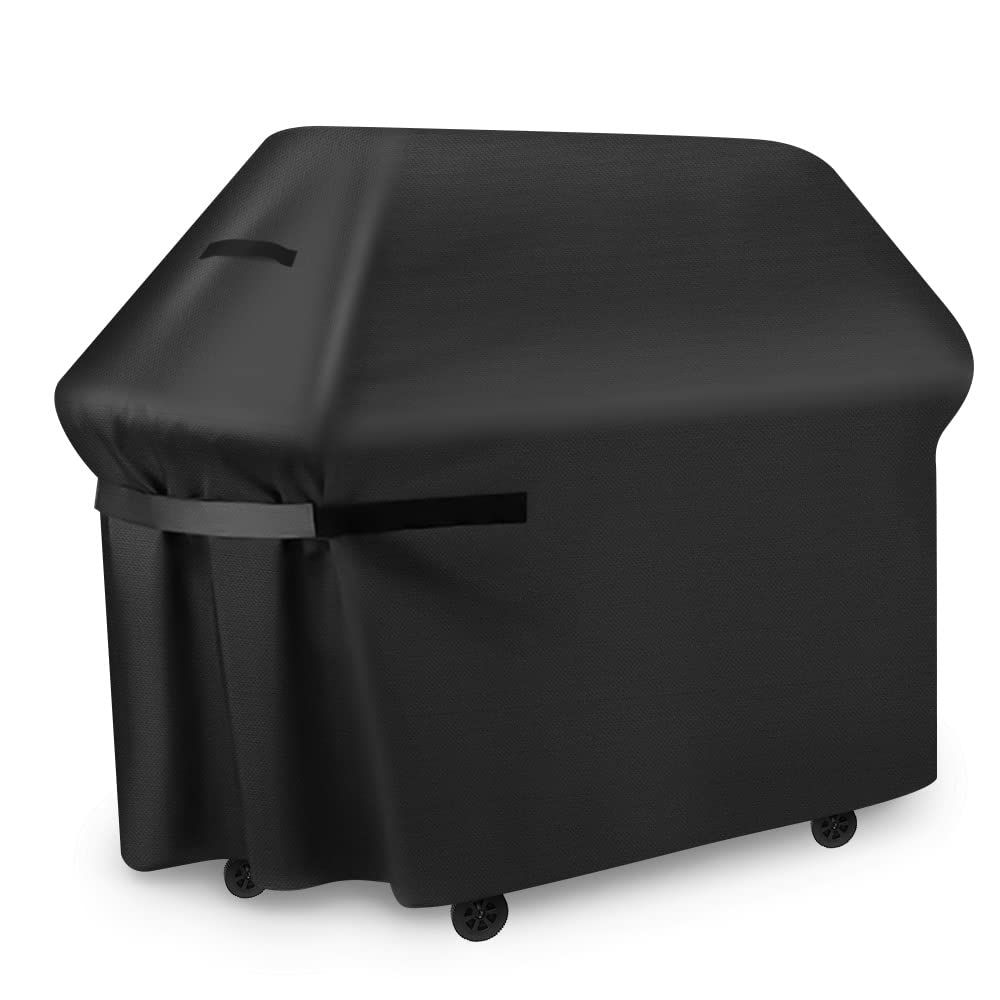 BBQ Grill Cover, 75-Inch Heavy Duty Waterproof UV Resistant Tear Resistant BBQ Gas Grill Cover for 190*71*117cm,black
