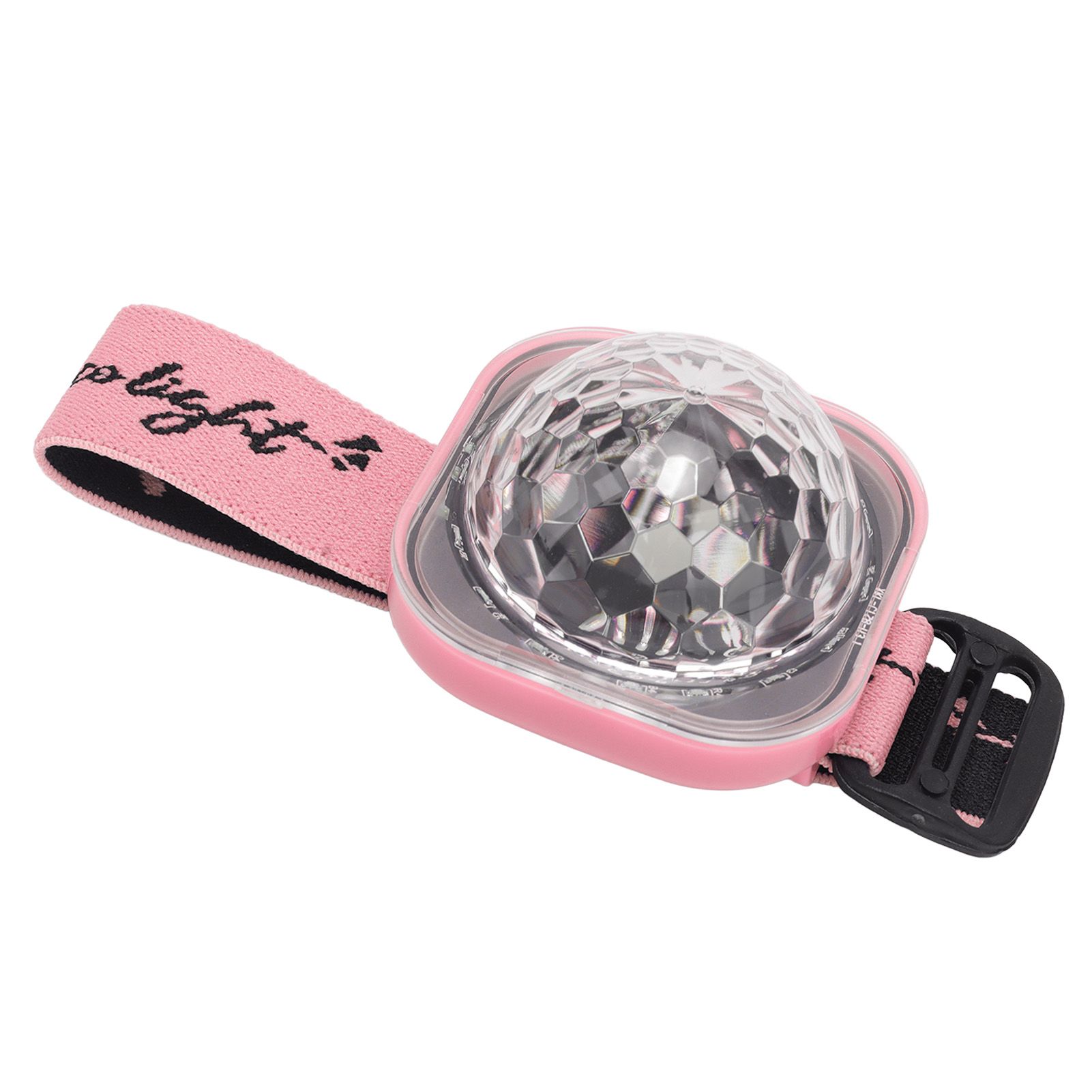 Colorful Wrist Ambient Light Ball Stage Bracelet Lamp RGB Wrist Light for Car KTV Wedding Pink Shell — image 6